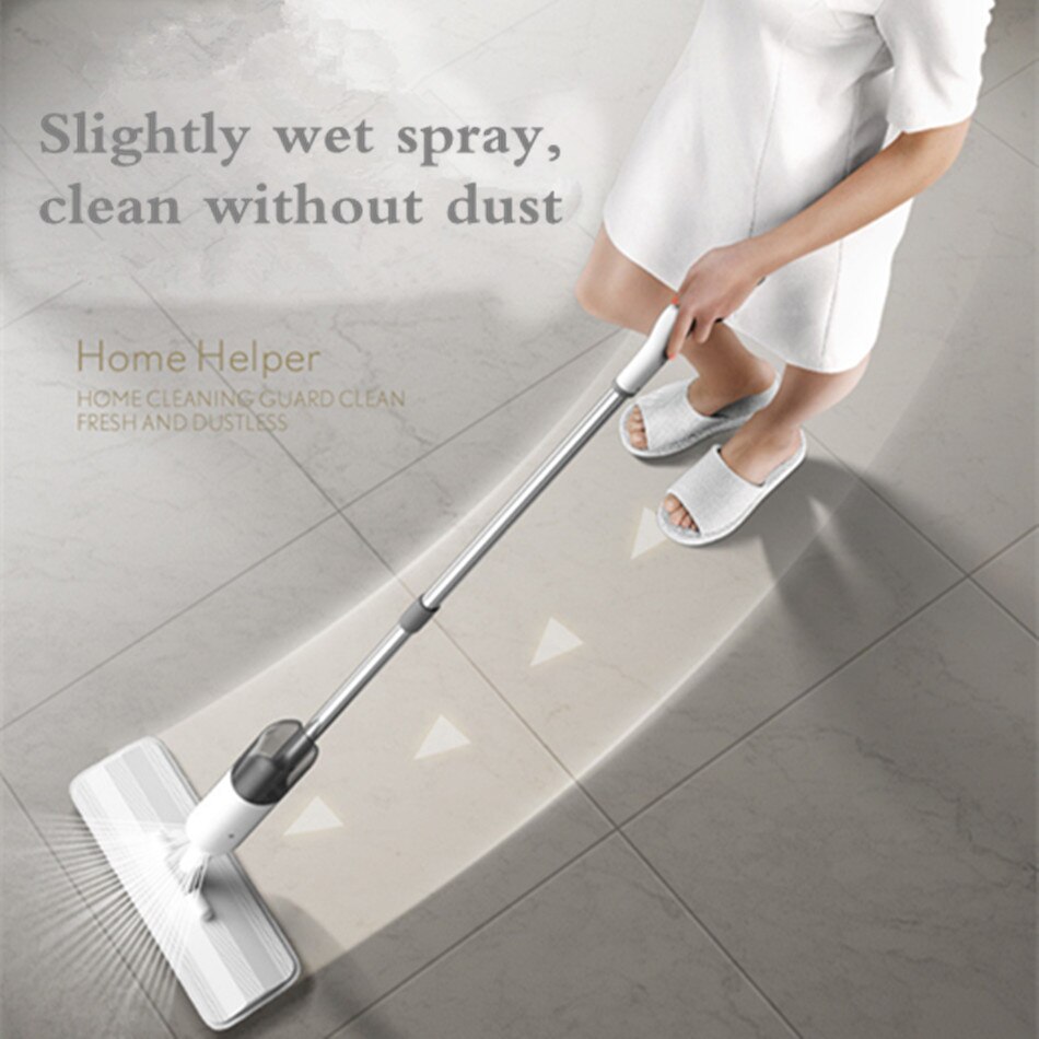 Spray Water Disinfectant Household Flat Mop Wood Lazy Artifact