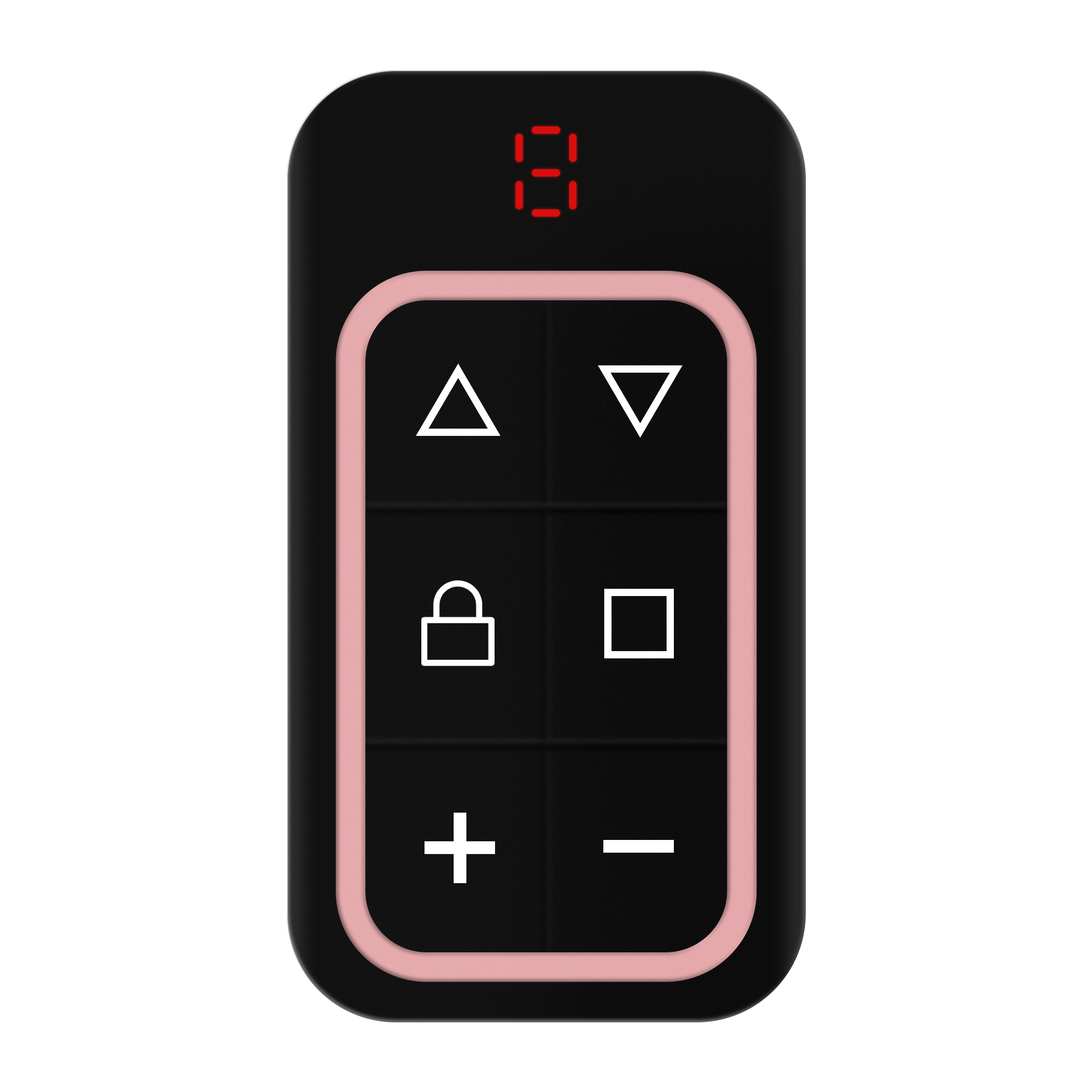 8 in 1 300 MHz-915 MHz Mehrfrequenz-Garagentor-Fernbedienung RF 8CH Duplikator 868 MHz 433 MHz Fester Rolling-Code-Sender: Black