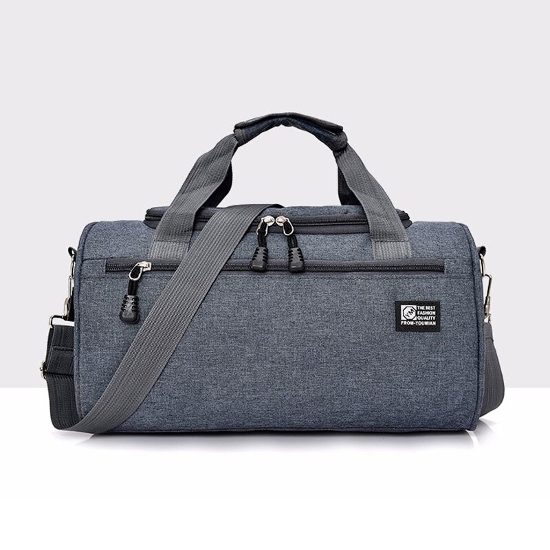 Borsa da viaggio da donna di alta qualità borsa da viaggio per uomo borsa da viaggio per Weekend borsa da viaggio borsa a tracolla per spalla femminile: Gray Travel Bag