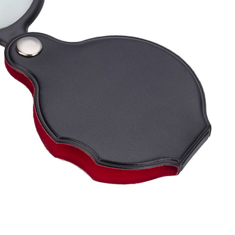 Mini Tasche 8X 50mm 5X 50mm Klapp Schmuck Lupe Vergrößerungs Augen Glas Lupe Linse