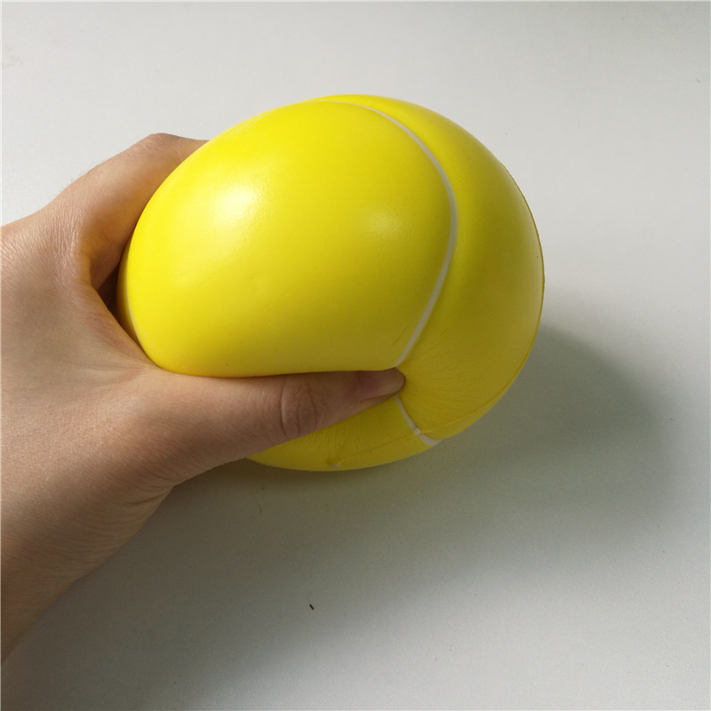 Leksaker tennis stressboll mjukt skumgummibollar squeeze squishy stress relif leksaker för barn barn 6.3cm/10cm