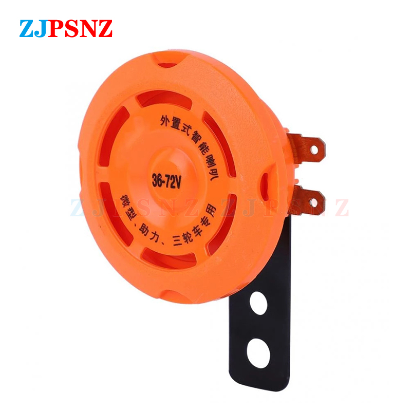 12V 36V 48V 60V 72V Klakson Rowerowy Dzwonek Elektroniczny Klakson Energooszczędny Skuter Rowerowy Skuter Motocyklowy Klakson alarm Wodoodporny