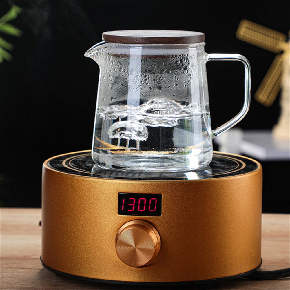 500ml/300ml Glass Pitcher Heat Resistant Clear Glass Teapot With Lid Household Glass Coffee Jug Milk Juice HolderFor Coffee Tea