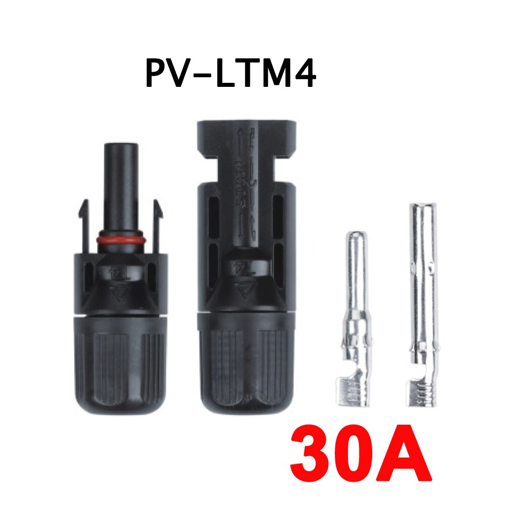 Solar Connector 30 45 A 1000V 1500V Solar Panel branch series Connect Cable Power Plug 2.5/4/6mm2 Universal: LTM4-30A