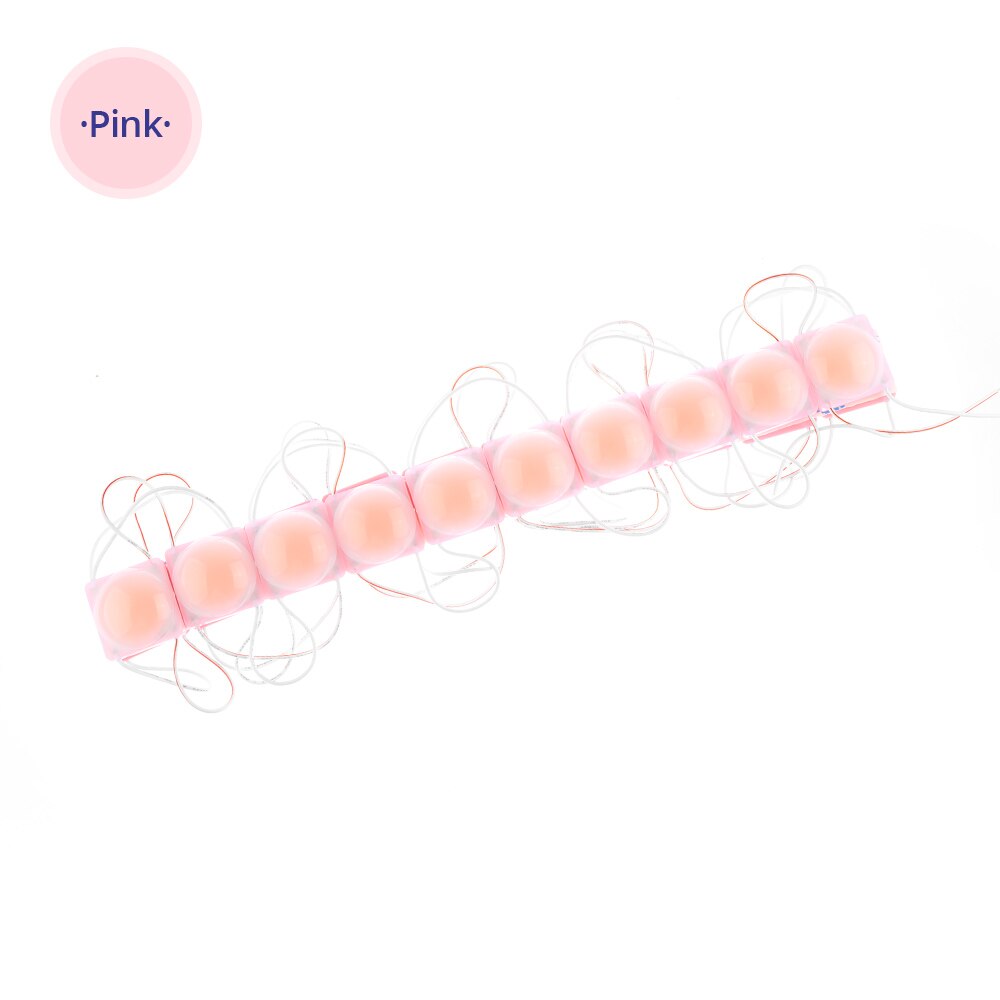 DC12V Superbright LED Injection COB Module Waterproof LED Backlight Advertisement Channel Letter Module 20PCS/Lot: Pink