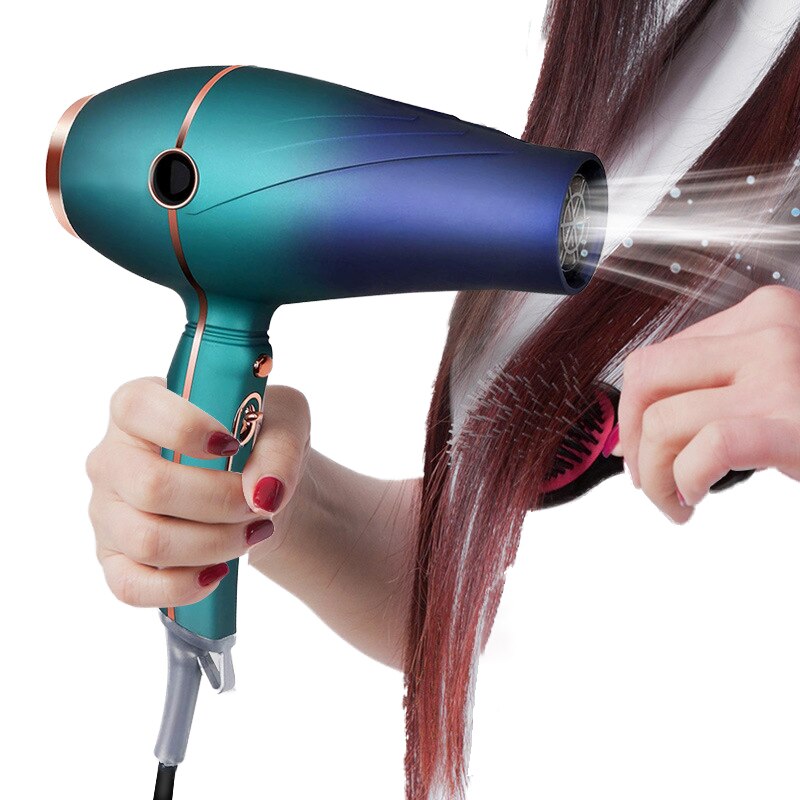 2000w Electric Hair Dryer Salon Styling Tools With Blue-ray Ion AC Motor Strong Power Household Air Blower Drier