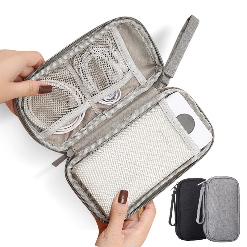 Digitale Opbergtas Travel Organizer Bag Verpakking Cubes Voor Data Kabel Power Bank Oortelefoon Oplader