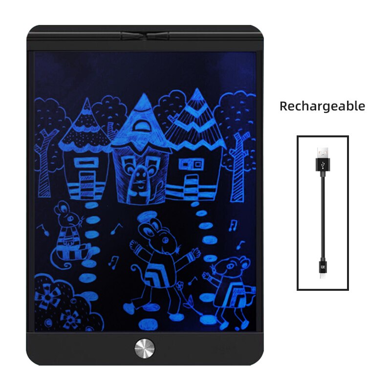 16 Inch LCD Writing Board Drawing Tablet Handwriting Pads Electronic Graffiti Tablet 13 Inch Writing Tablet: 13 Inch single Black