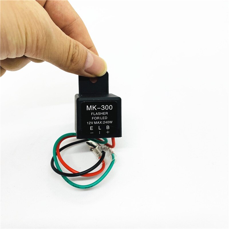 12V 3 PIN LED Flasher Relay Turn Signal Light lamp Universal car Motorcycle LED Blinker Flasher Relay switch MK-300