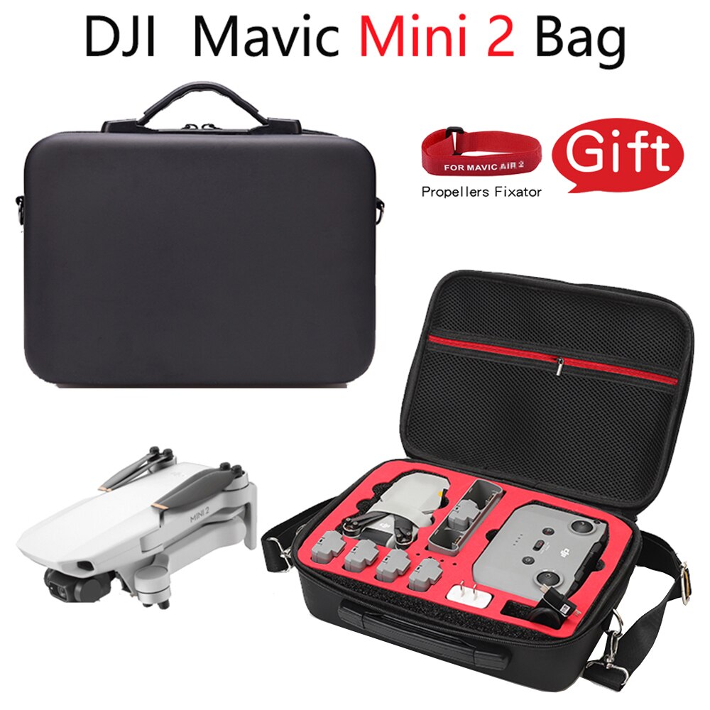 Mavic Mini 2 Tasche Wasserdichte Handtasche Tragbare fallen PU Lagerung Kasten Schulter Tasche Für DJI Mavic Mini 2 Drohne Zubehör