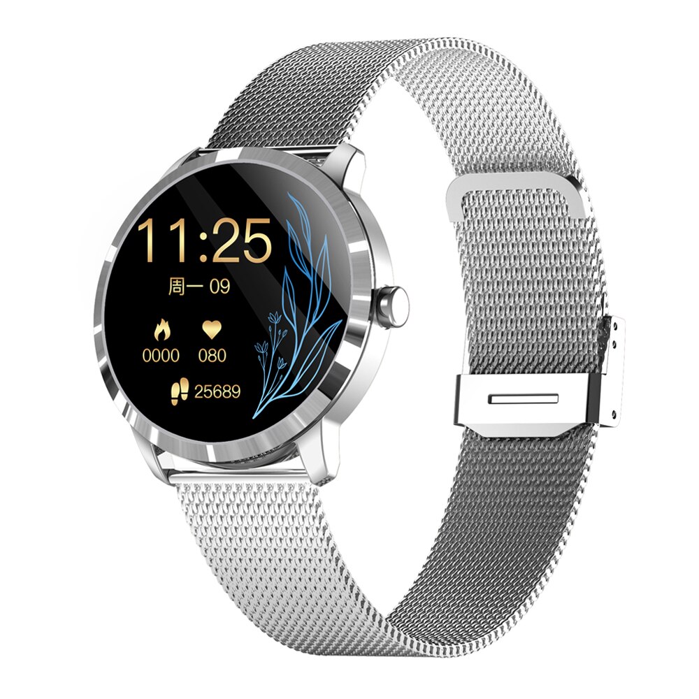 Montre connectée Q8L pour hommes et femmes, écran entièrement tactile, moniteur d&#39;activité physique et de pression artérielle, pour xiaomi huawei iphone