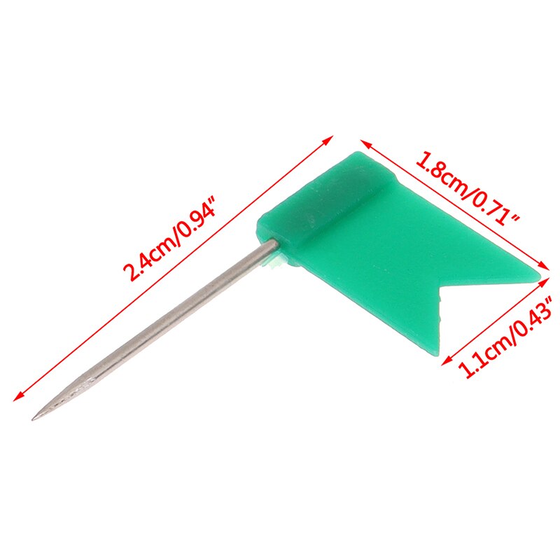 100 peças cor misturada bandeira empurrar pinos prego polegar aderência mapa desenho pino papelaria