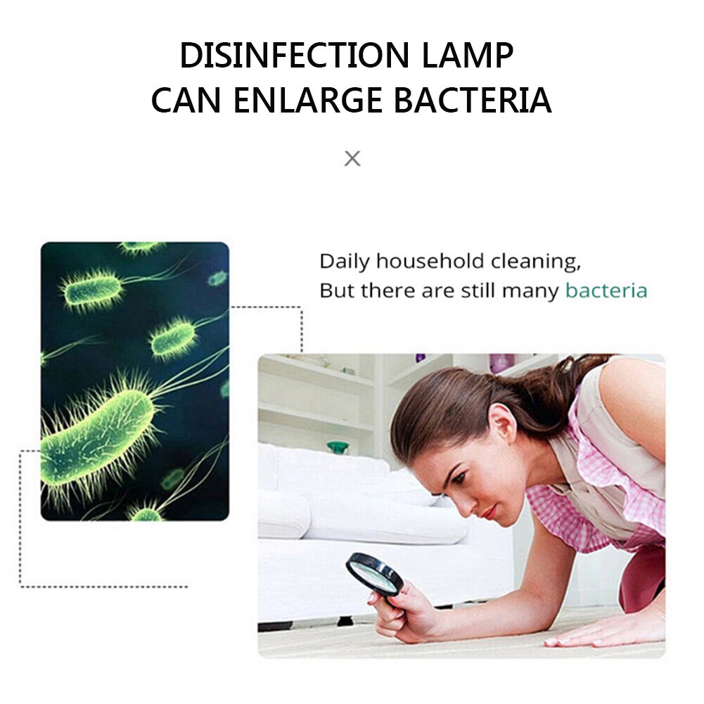 UVC LED 130 LEDs 85-265V E27 40W Disinfection Sterilizer Lamp Germicidal Bacterium Light Bulb Ultraviolet Hospital Bathroom