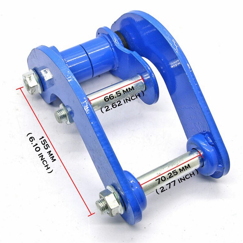 4x4 Accesorios Rear Leaf Spring Suspension Comfort Double Shackles Lift