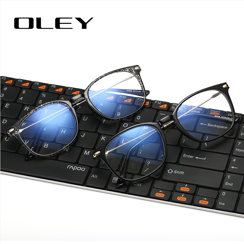 Oley kvinder firkantede computerbriller mænd anti-blå lysblokerende briller  tr90 ramme arbejdende gaming beskyttelsesbriller  uv400 beskyttelse