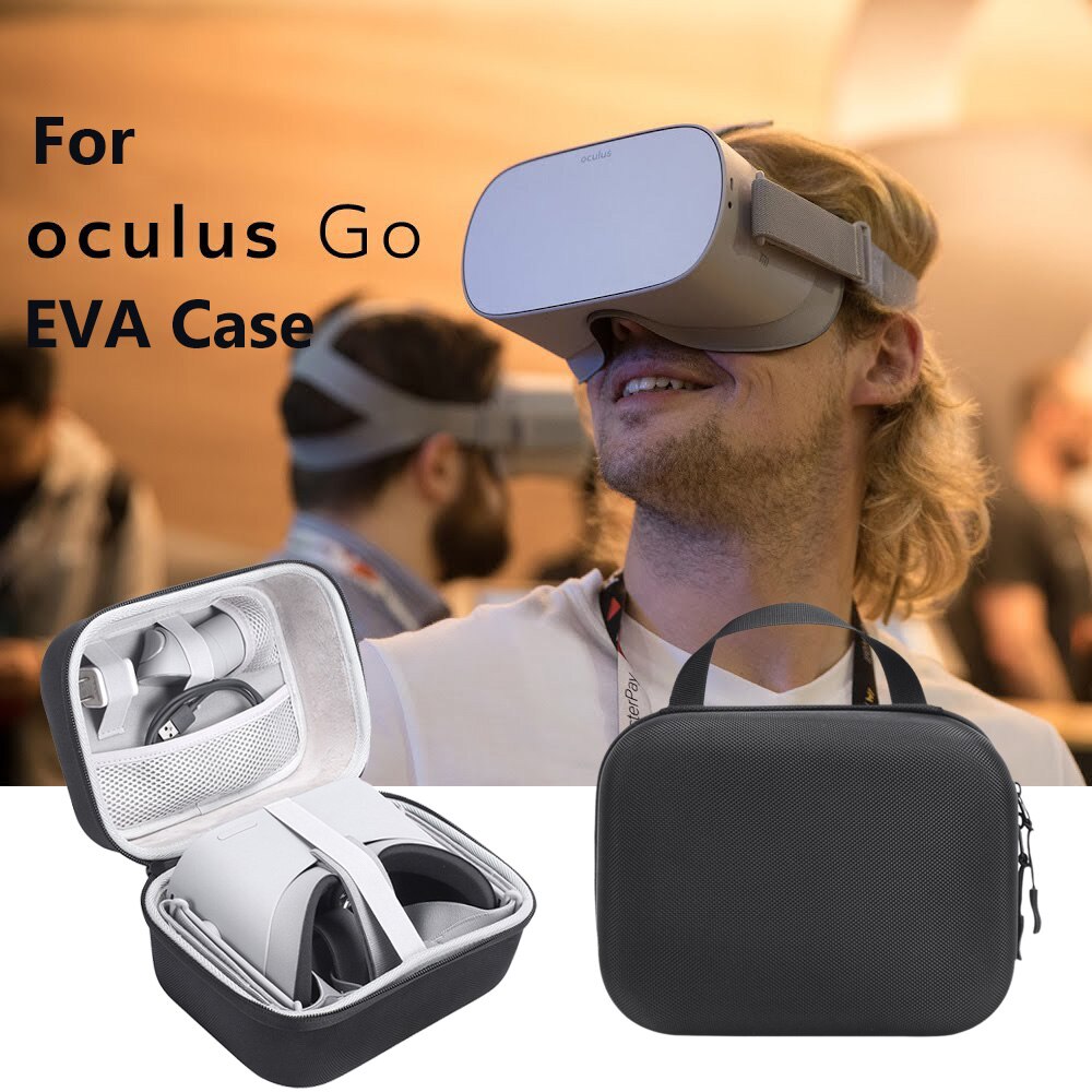 Newest Travel Handheld Carrying Protective Bag Cover Case for Oculus Go VR Headset/ Samsung Gear VR Headset and Accessories