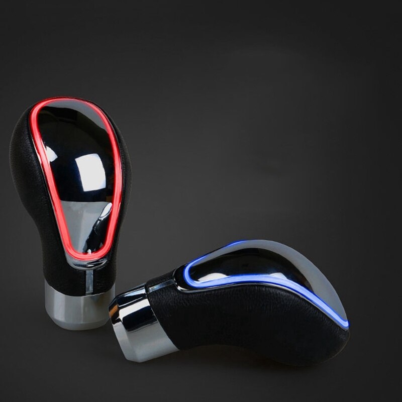 Blue LED Gear Shift Knob Gear Stick Knobs with Beautiful LED Light Press Motion Activated