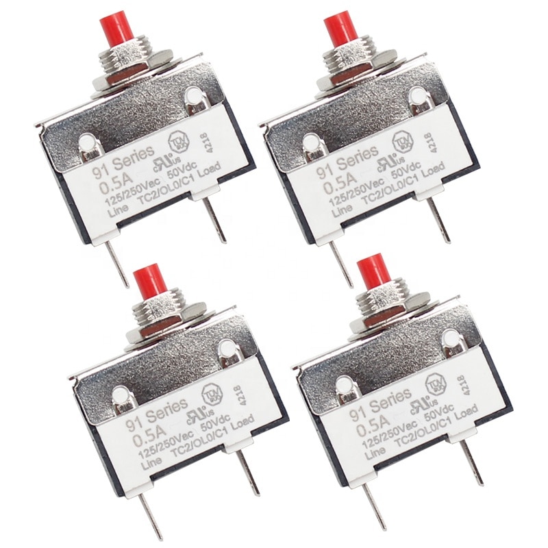 Kuoyuh 91- serien mini miniatyr overbelastningsbeskytter 0.5a 1a 2a 3a 4a 5a 6a 7a 8a 9a 10a elektrisk automatisk effektbryter