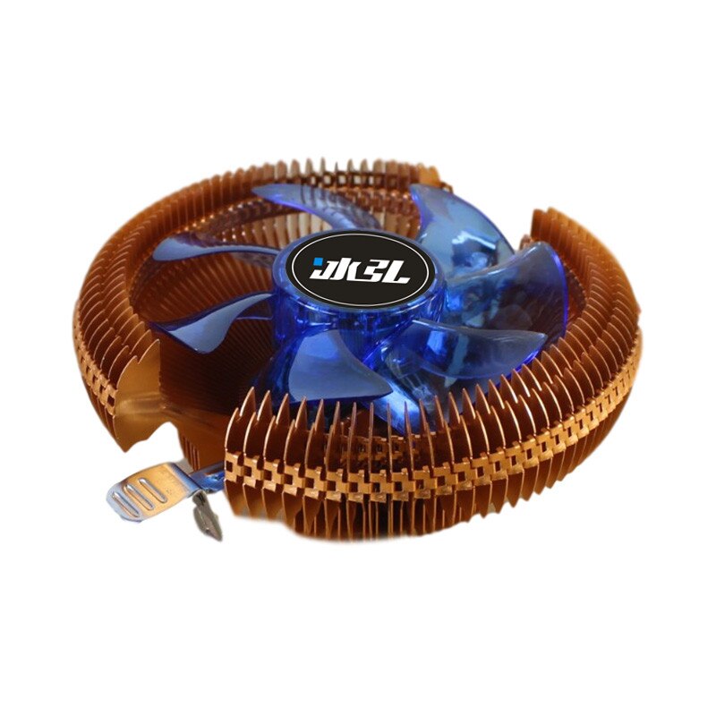 Push-down copper-plated CPU cooler intel775 1150 1151 1155 1156 AMD AMD3 AM4 Multi-platform 90MM CPU cooling fan ultra-quiet