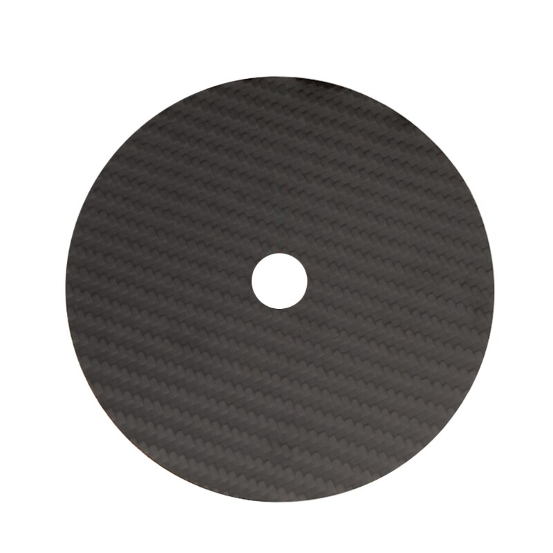 Tapis stabilisateur DVD C D, épaisseur 0.2mm, Fiber de carbone, HiFi, plateau supérieur, lecteur, platine, ampli, cône, haut-parleur: BK