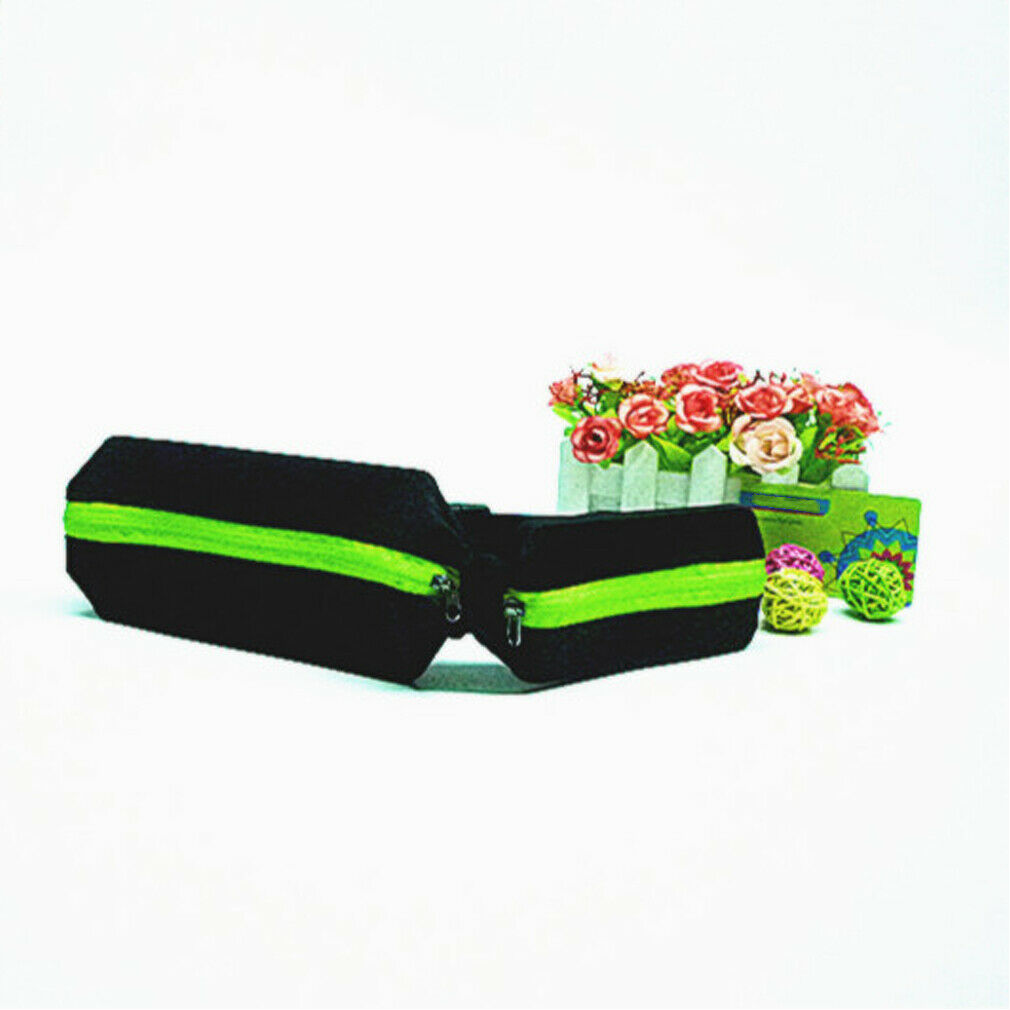 Unisex Men Women Runner Waist Belt Bag Pack Pouch Bum Sport Fitness Jogging Universal Dual Pocket: A