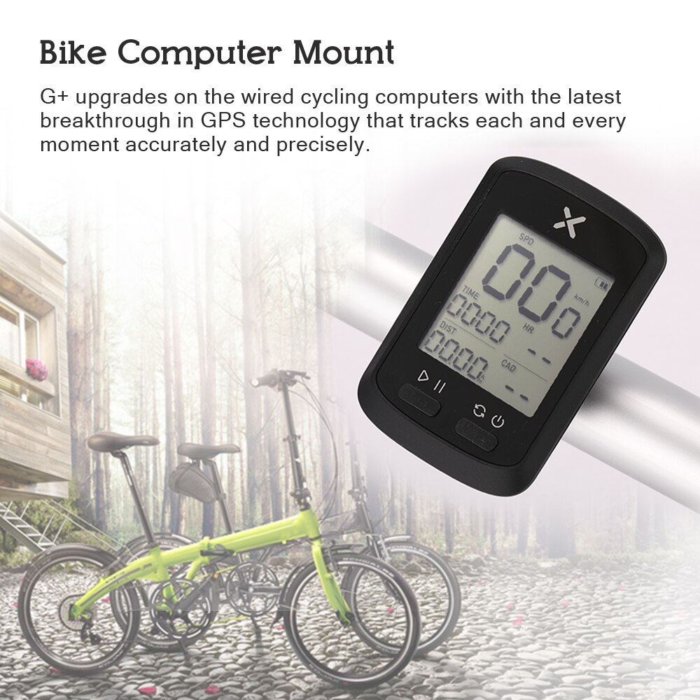 XOSS Bike Computer G+ Wireless GPS Speedometer Waterproof Road Bike MTB Bicycle Bluetooth ANT+ with Cadence Cycling Computers