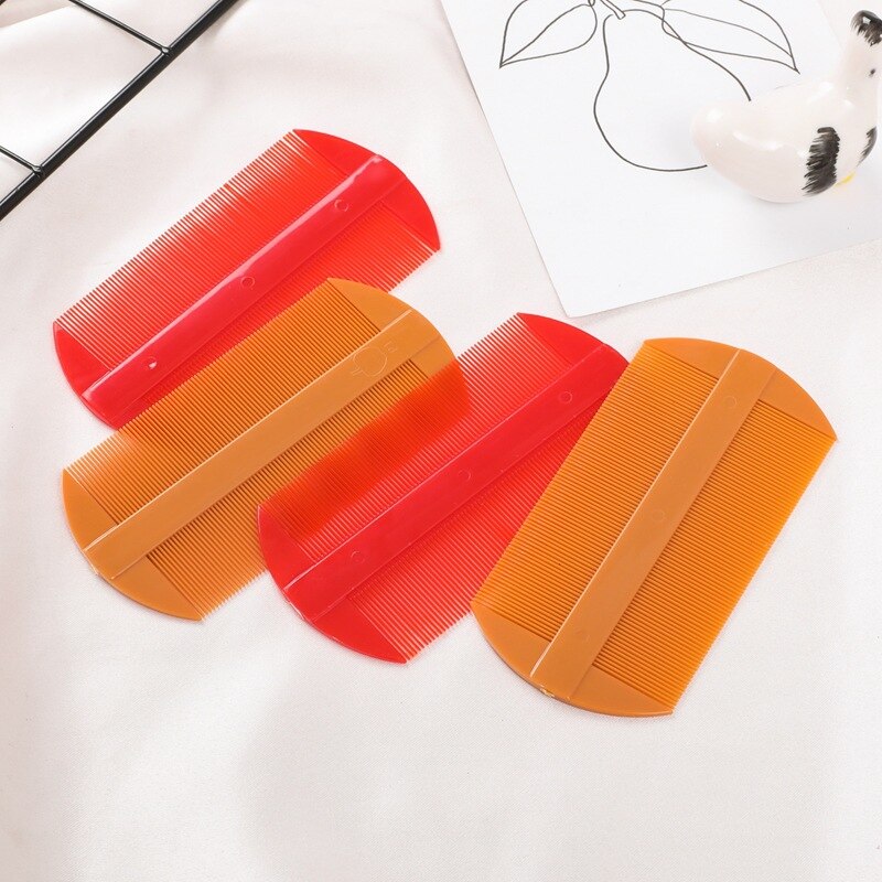 Fine Tooth Encryption Tooth Comb shi zi shu Removing Head Lice Grate Comb Children Children Double-edged Fine-toothed Comb Dense