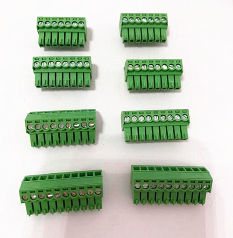 10sets Plug-in PCB terminal block 2EDGK pitch 3.81mm 2P 3P 4P ~ 16P MC1.5 Phoenix terminal straight needle seat