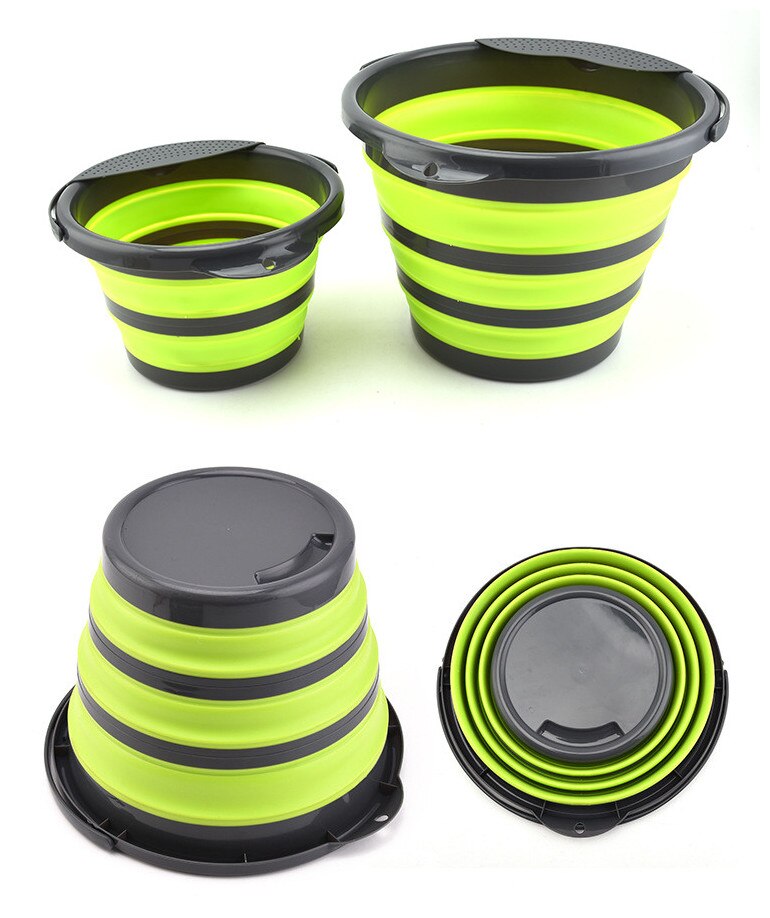 Car Wash Collapsible Bucket Microfiber Glove Spong... – Grandado