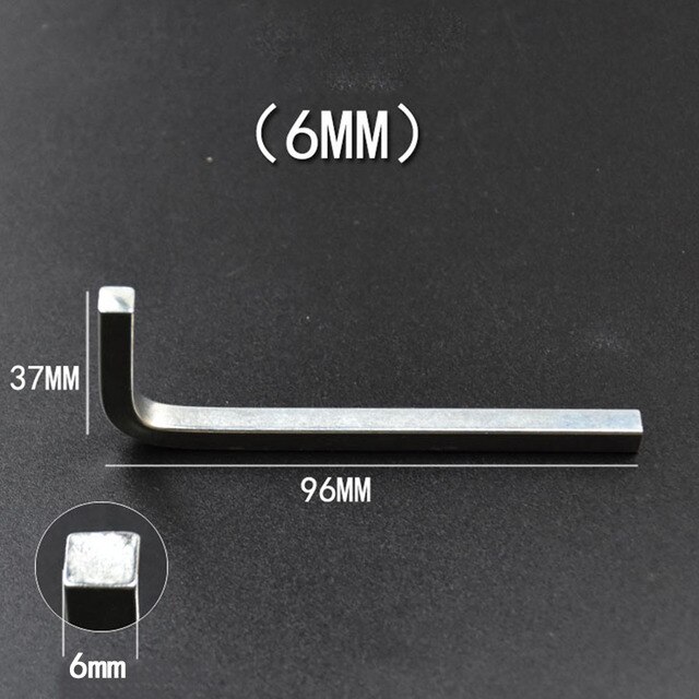 1 sztuk L kształt kwadratowy klucz głowy garnitur 3-10mm klucz kwadratowy 4 punkt klucz śrubokręt zestaw dla bezpieczeństwa śrubin samogwintujące napęd: 6mm
