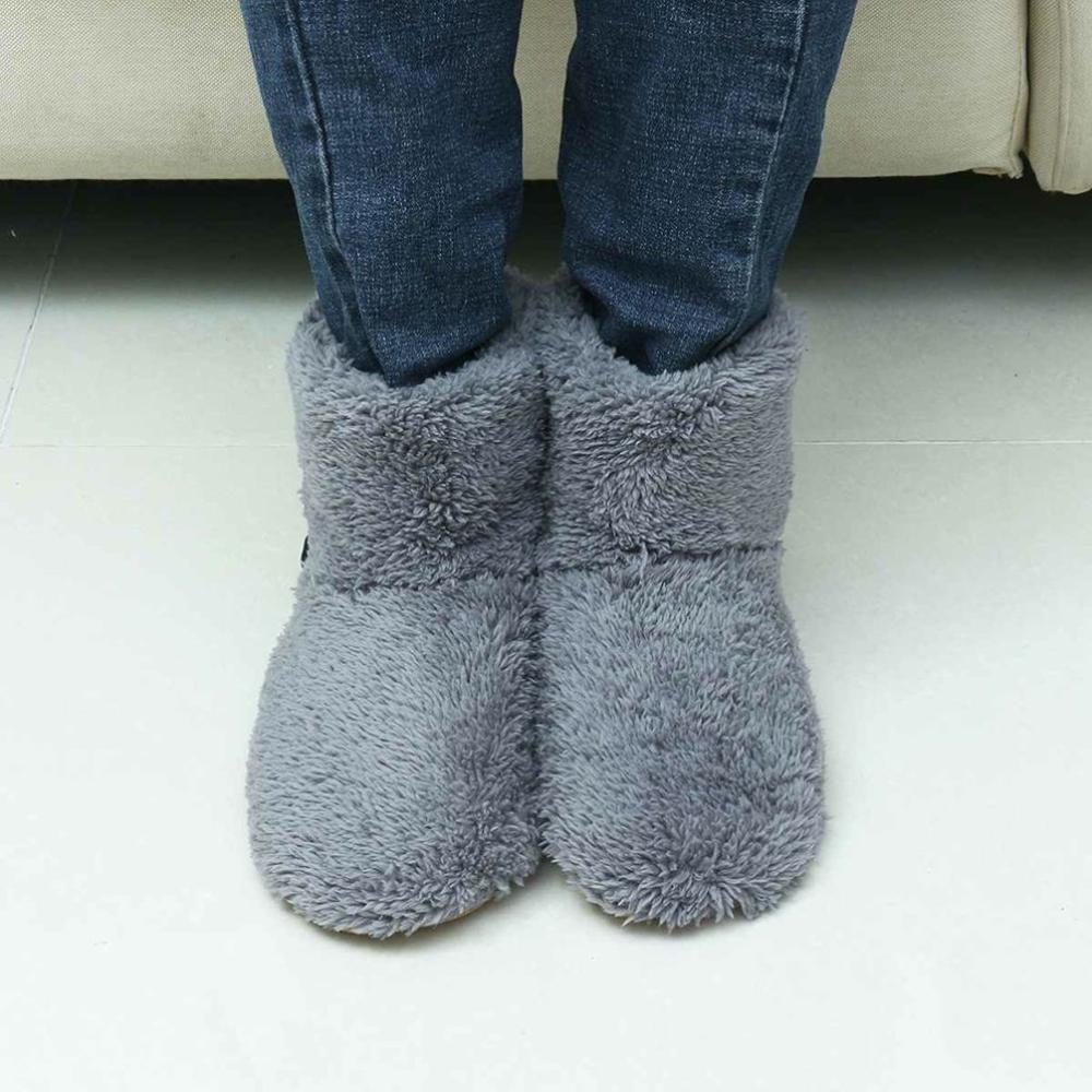 Elektrische Verwarmde Schoenen Winter Warmer Usb Opladen Comfortabele Pluche Thermische Boot Pluis Verwarming Pad Warm Levert Zorgzame