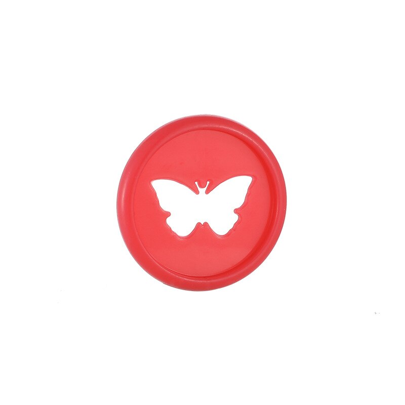 12PCS 26MM Butterfly Binder Ring Mushroom Hole Binder Ring Round Binding Plastic Disk Buckle DIY Binder Binding Supplies: Red