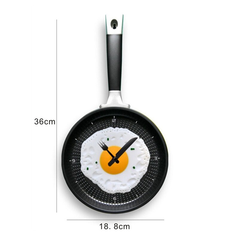 Couverts omelette pot forme cuisine horloge créative moderne décoration de la maison suspendus table
