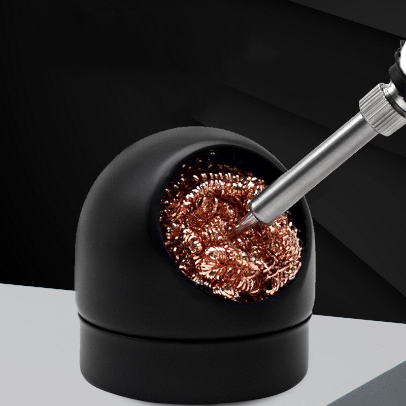 Soldering Iron Tip Cleaner Desoldering Cleaning Ball Welding Soldering Iron Mesh Filter Metal Wire Stand Steel Ball Tin Remover