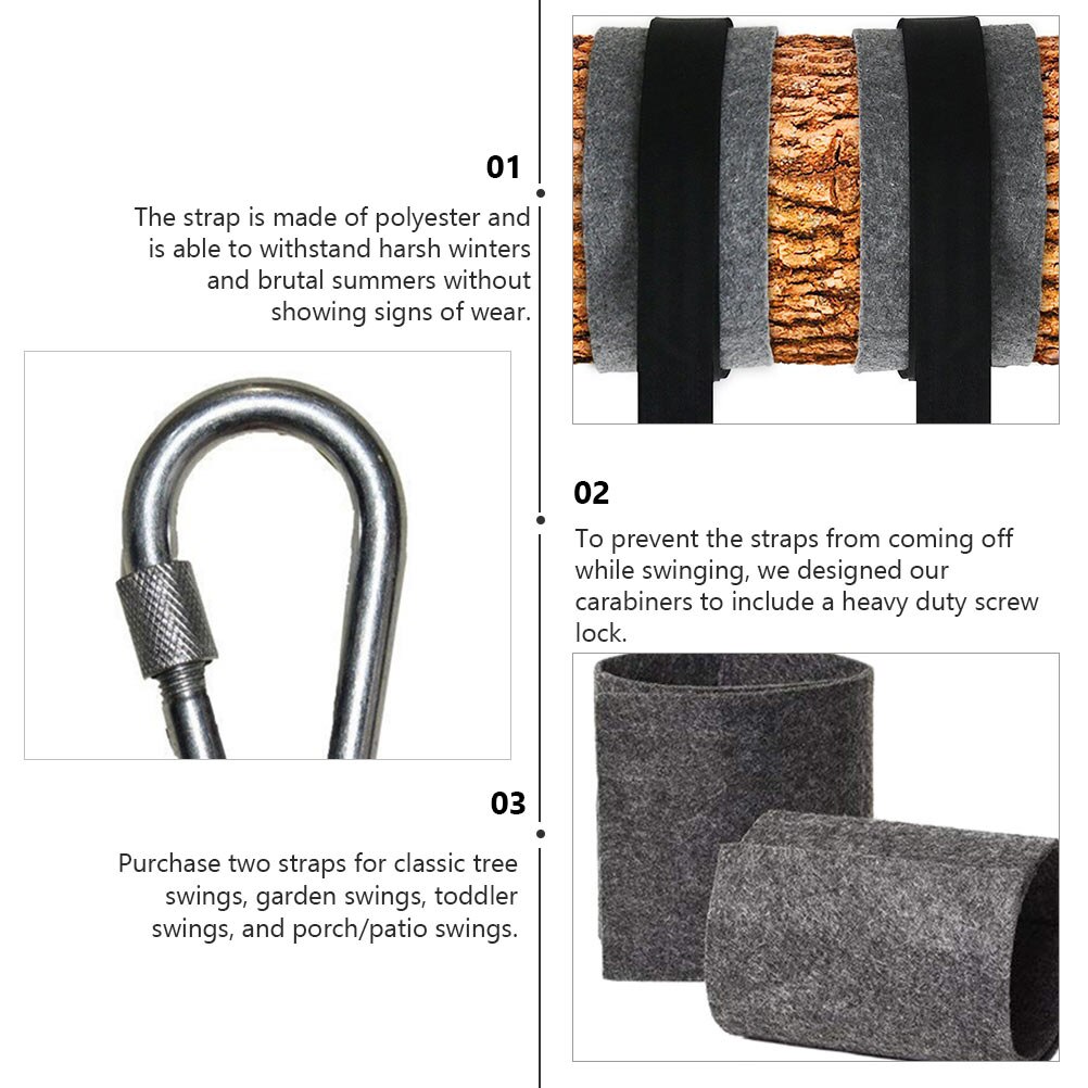 1 Set Swing Rope Premium Sturdy Durable Swing Rope Hanging Kit for Swing