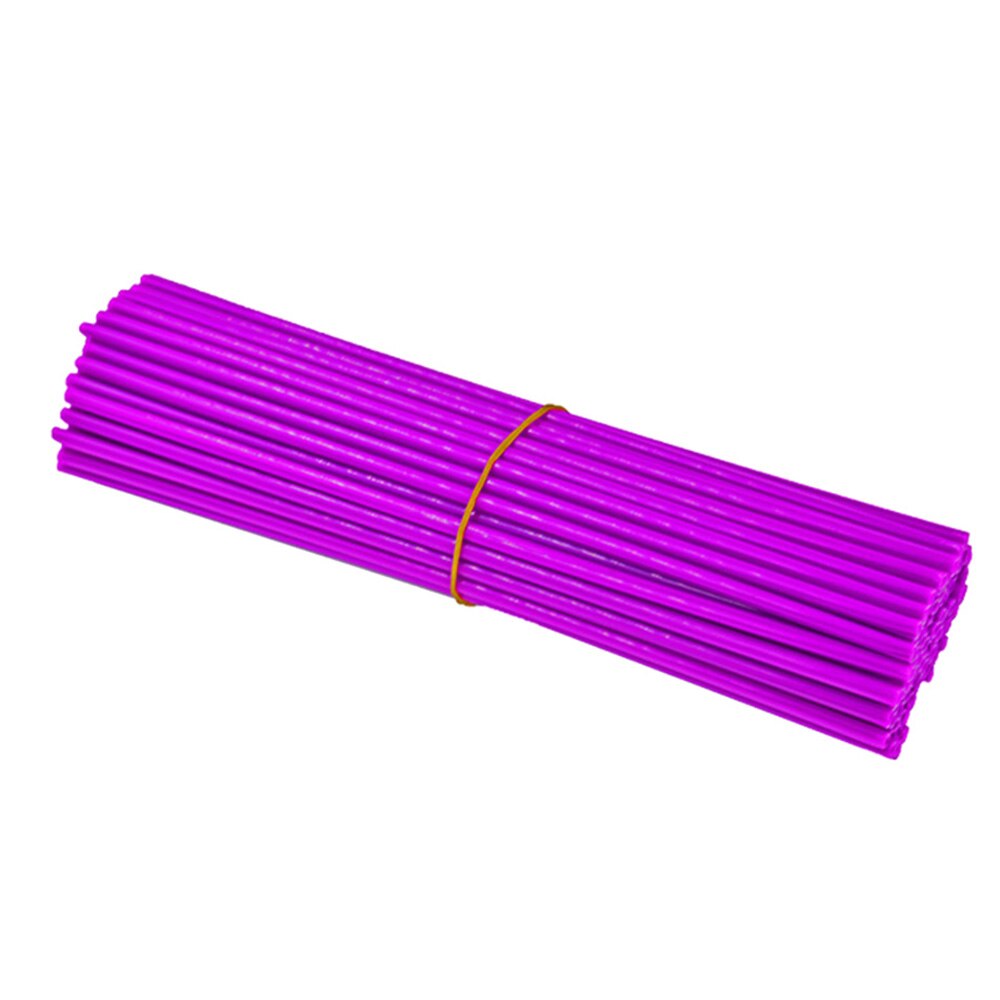 72pcs Universal Motorcycle Dirt Bike Enduro Wheel Rim Spokes Skins Off Road Shrouds Covers Universal: B