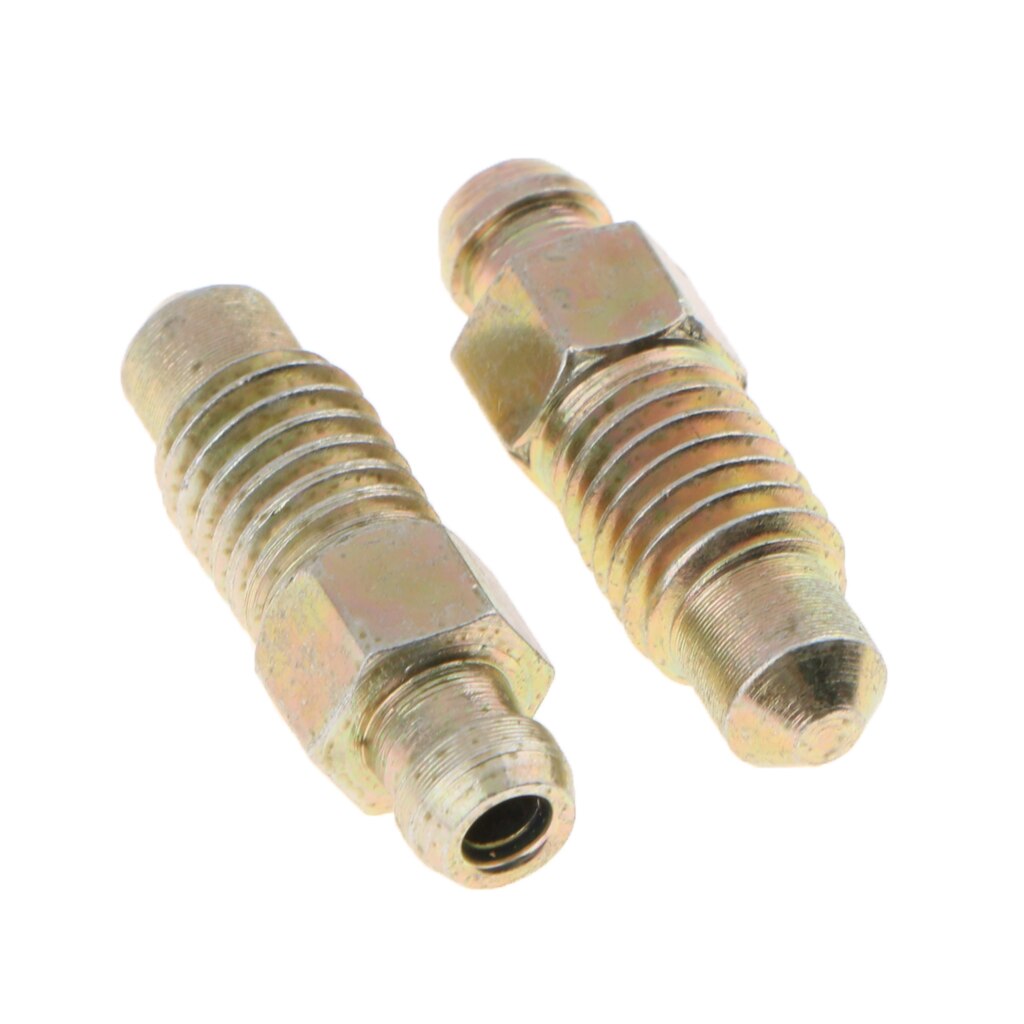 10 deler erstatningsbil motorsykkel 25mm bremseutluftingsskruer  m8*1.25mm