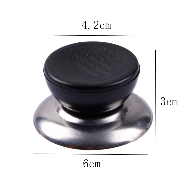 5 stks Gebruiksvoorwerp Pot Pan Deksel Cover Circulaire Holding Knop Schroef Handvat Universal Keuken Kabinet Handles Knoppen Vervanging Kookgerei