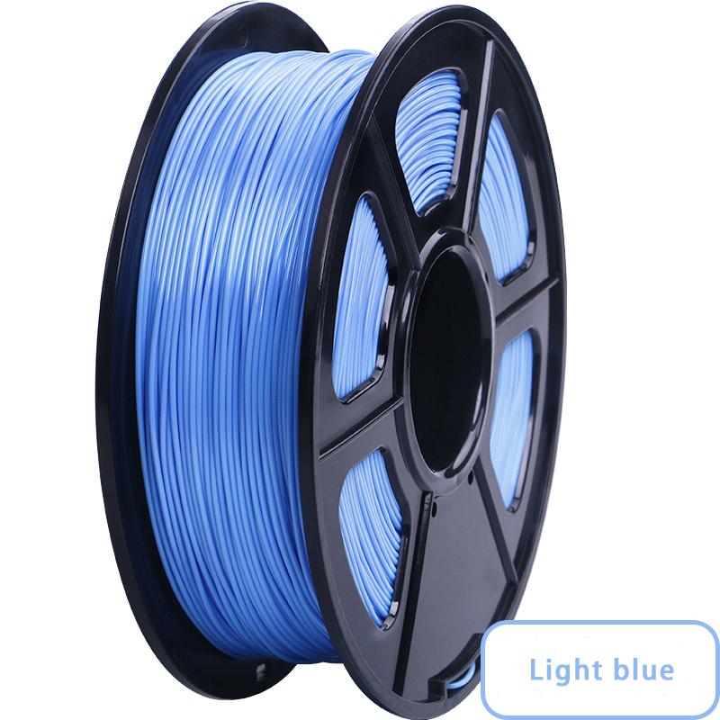 3D Printing Material 3D Printer PLA Filament 1.75mm Filament Dimensional Accuracy +/-0.02mm 1KG 343M 2.2LBS: Light blue