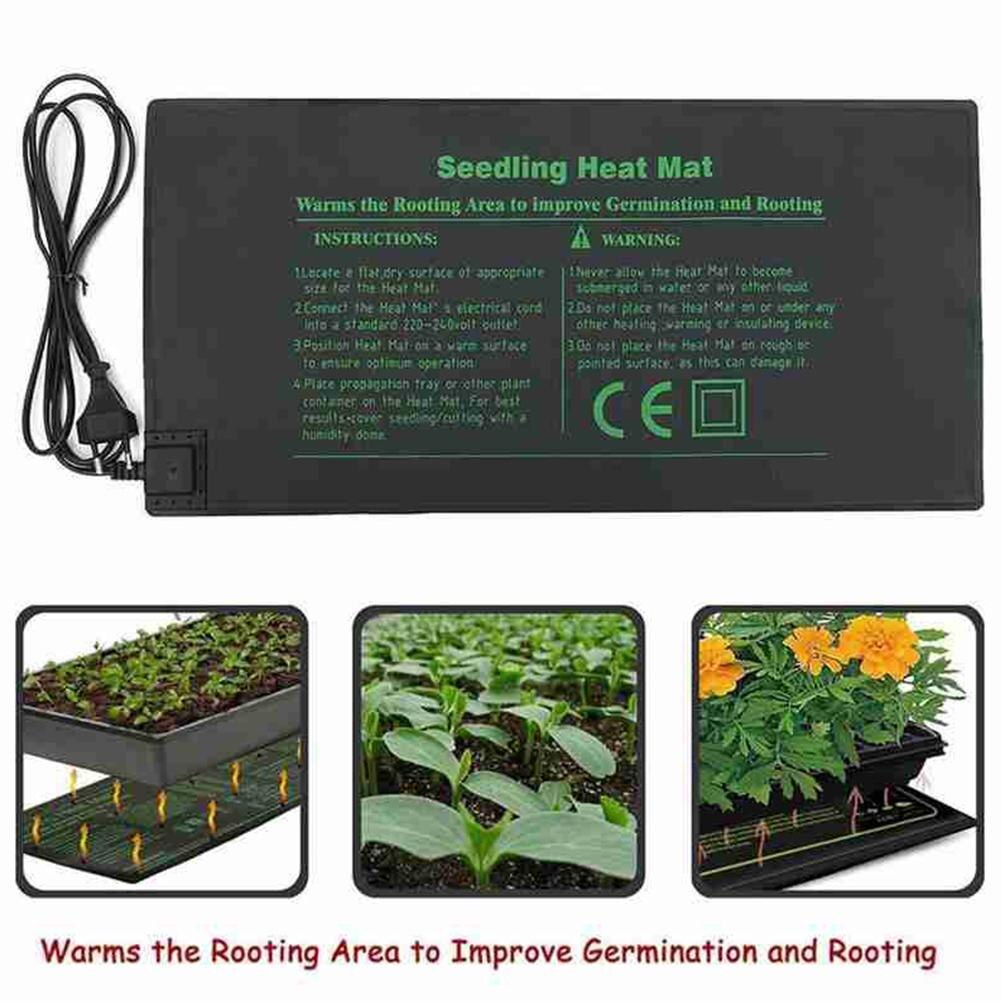 Estera térmica para plántulas, almohadilla impermeable para germinación de semillas de plantas, 110V/220V, almohadilla , herramienta de jardín para vegetales y flores
