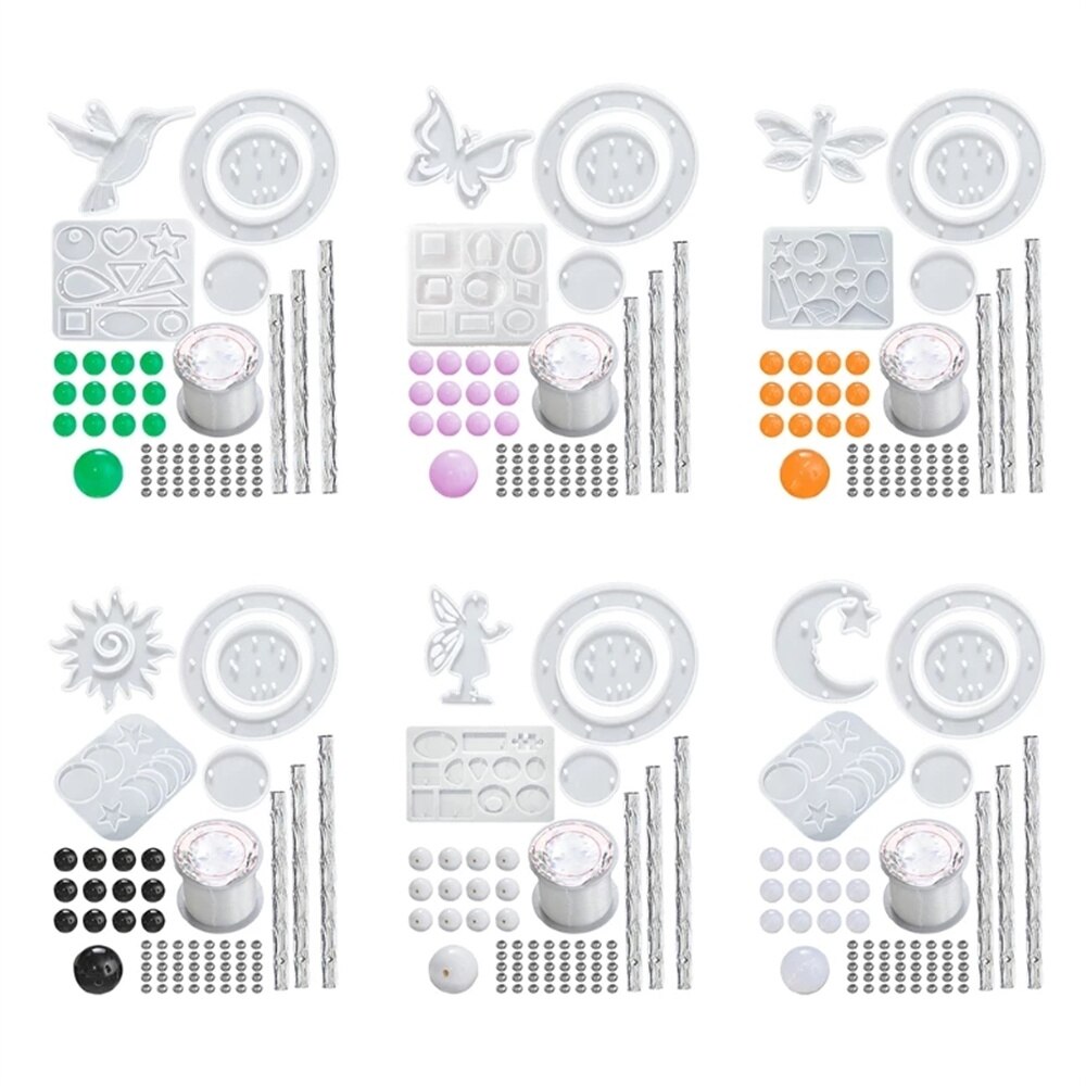 Attrape-rêve en résine époxy, moule en silicone pour miroir, décoration murale, outil fait à la main, bricolage, pour la maison