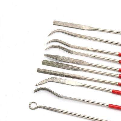 Diamond File Set / Alloy File / Diamond Tool Abrasives / Special Shaped Shaping File 3 * 140mm