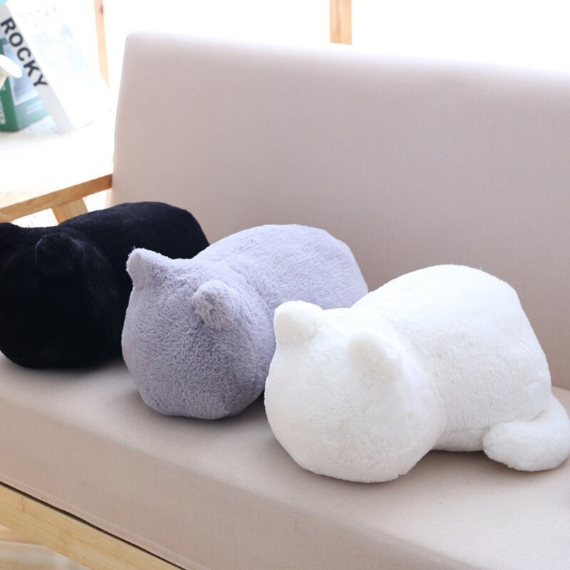Comfortable Plush Pillow Toy Cartoon Animal Shape Plush Pillow Without Back View