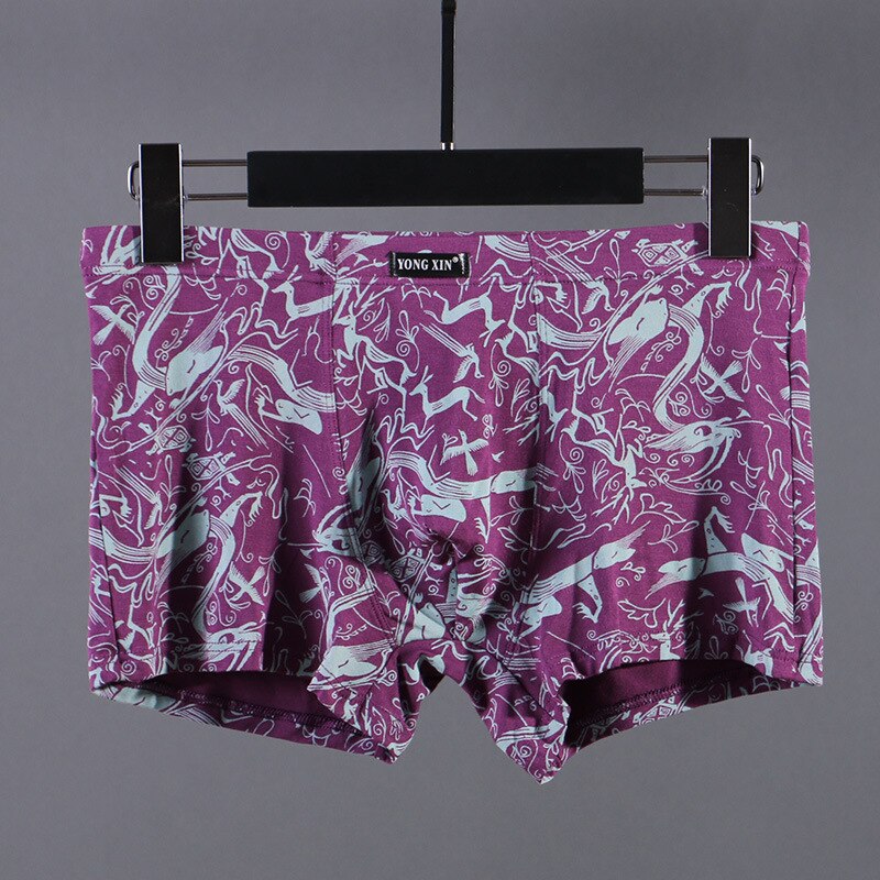 4pcs/lot Boxers For Men Breathable Underpants Comfortable Mens Panties Shorts Printing nderwear Boxer Male Cheap Batch