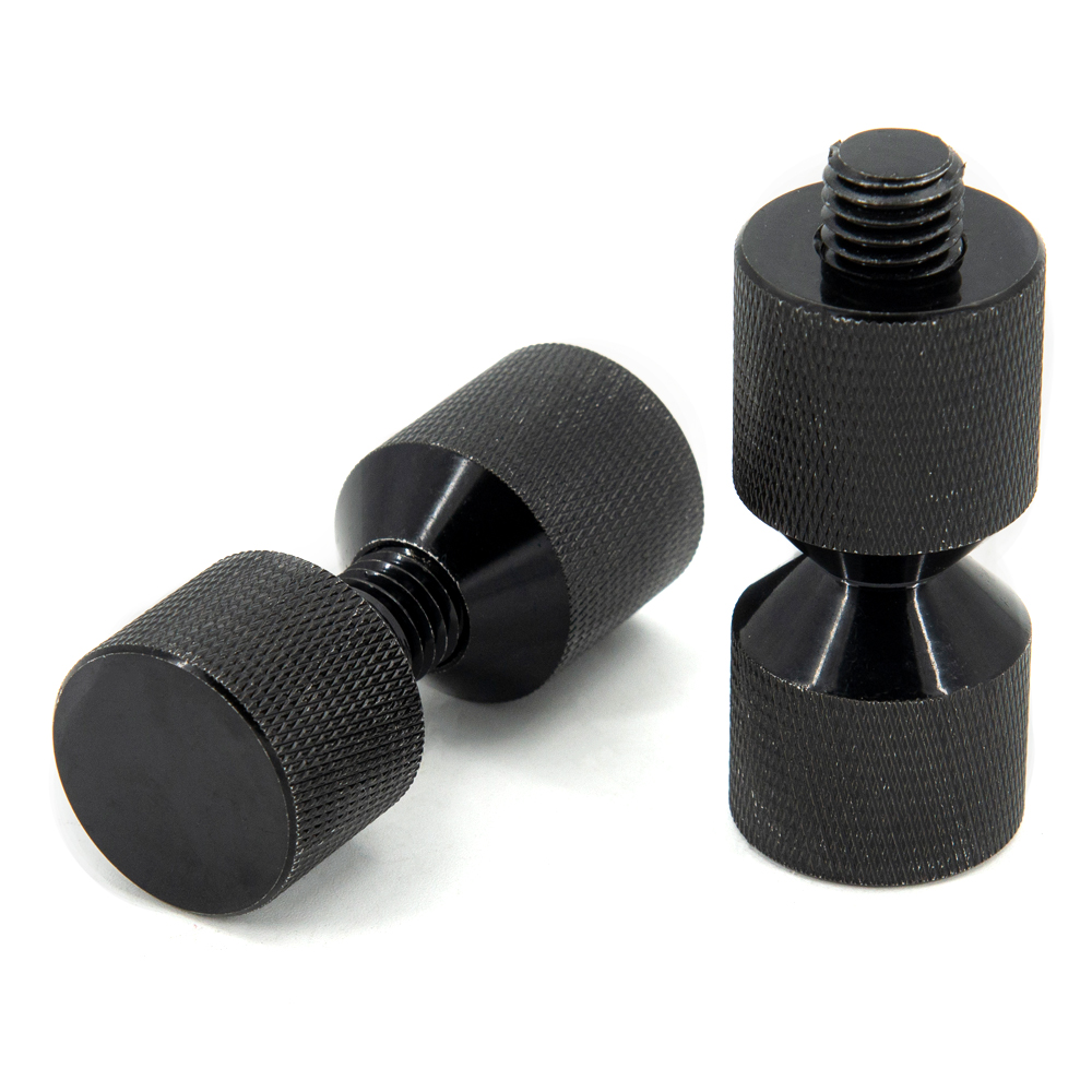 Aluminum 1-1/8inch Two Hole Pins Set 2 Hole Flange Alignment Pin Firm Flange Arrangement Pin Set Two Hole Pins Set Handy: army green