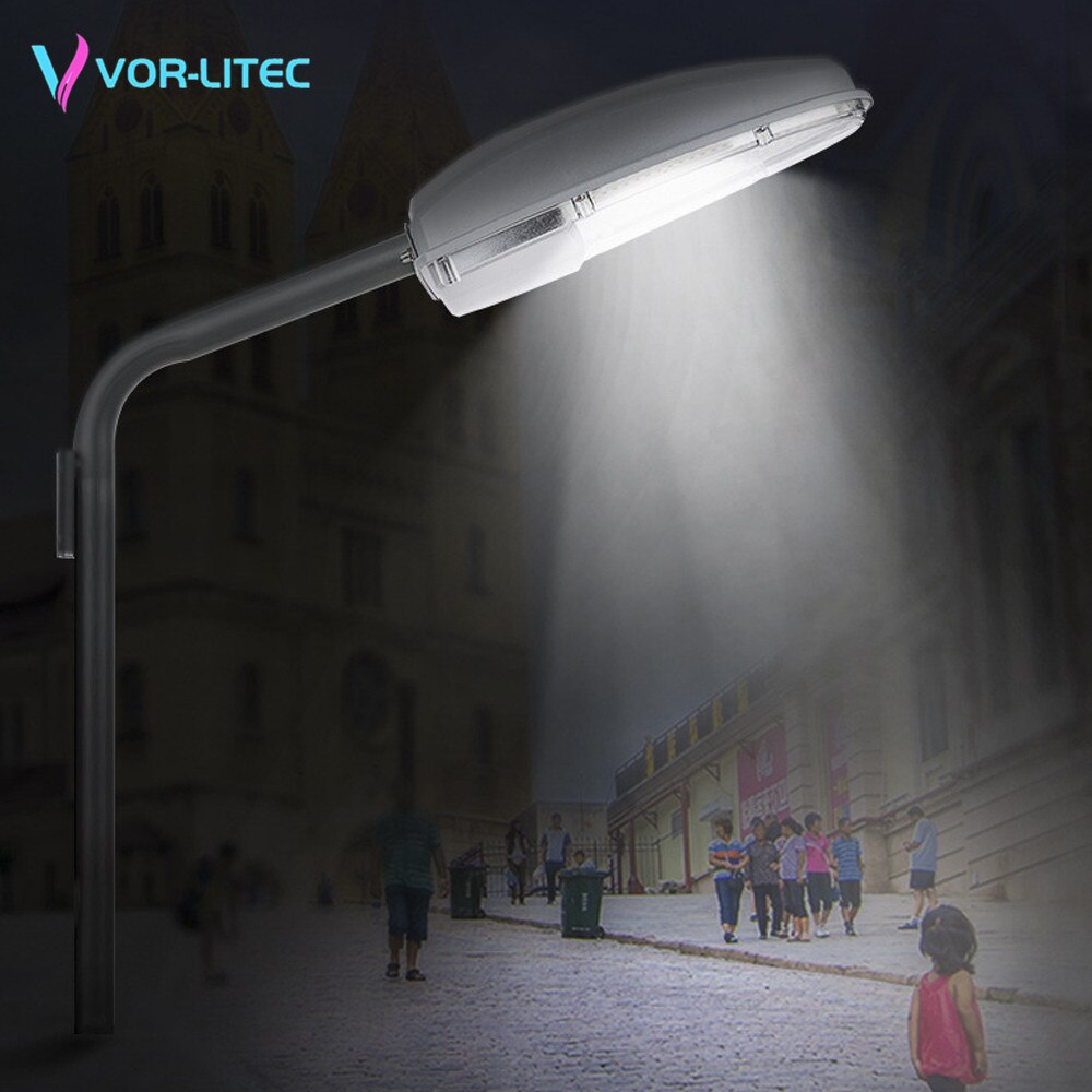 Outdoor 24W 2500lm LED Street Lighting 144 LEDs 6500K Dusk to Dawn Sensor Security Floodlight Waterproof IP65 Yard Wall Lights