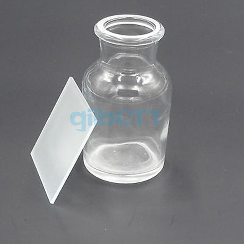 125ml Boden Durchmesser 55mm Labor Glas Gas Sammeln Flasche mit Milchglas Kappe