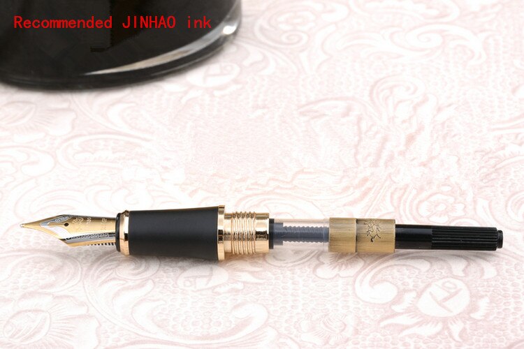 JINHAO 1200 Black Luxurious Business Broad Nib fountain Pens office Business school writing pen