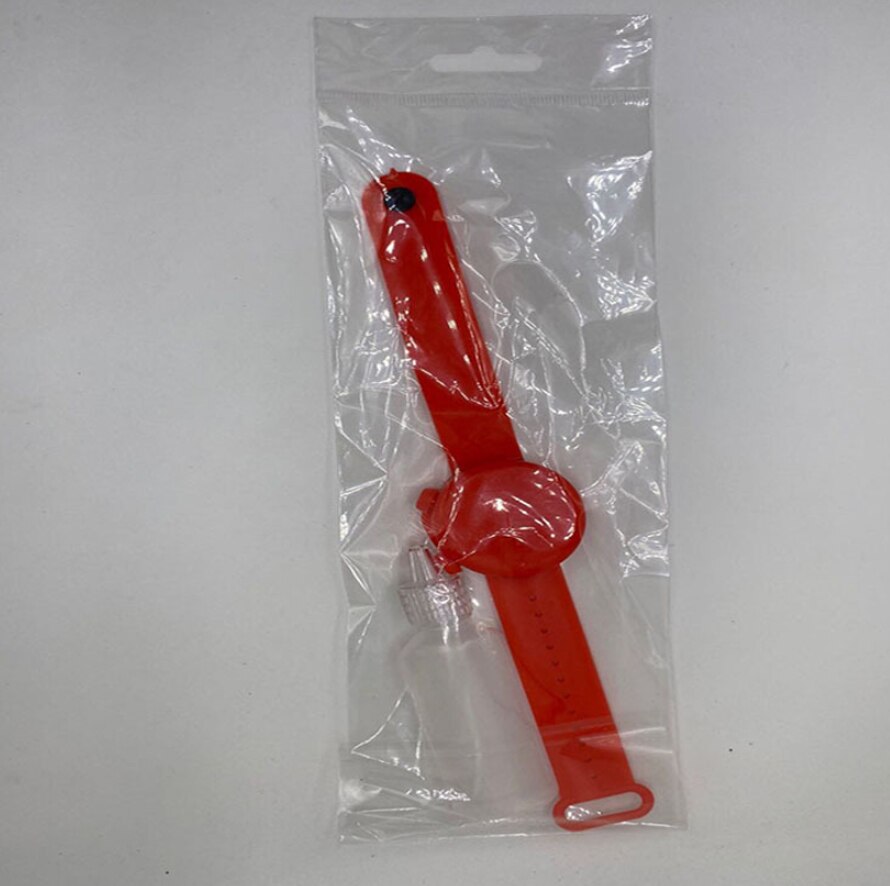 Herbruikbare polsbandjes handdispenser draagbare armband volwassenen kinderen vloeibare handdesinfectiemiddel dispenser siliconen armband met fles