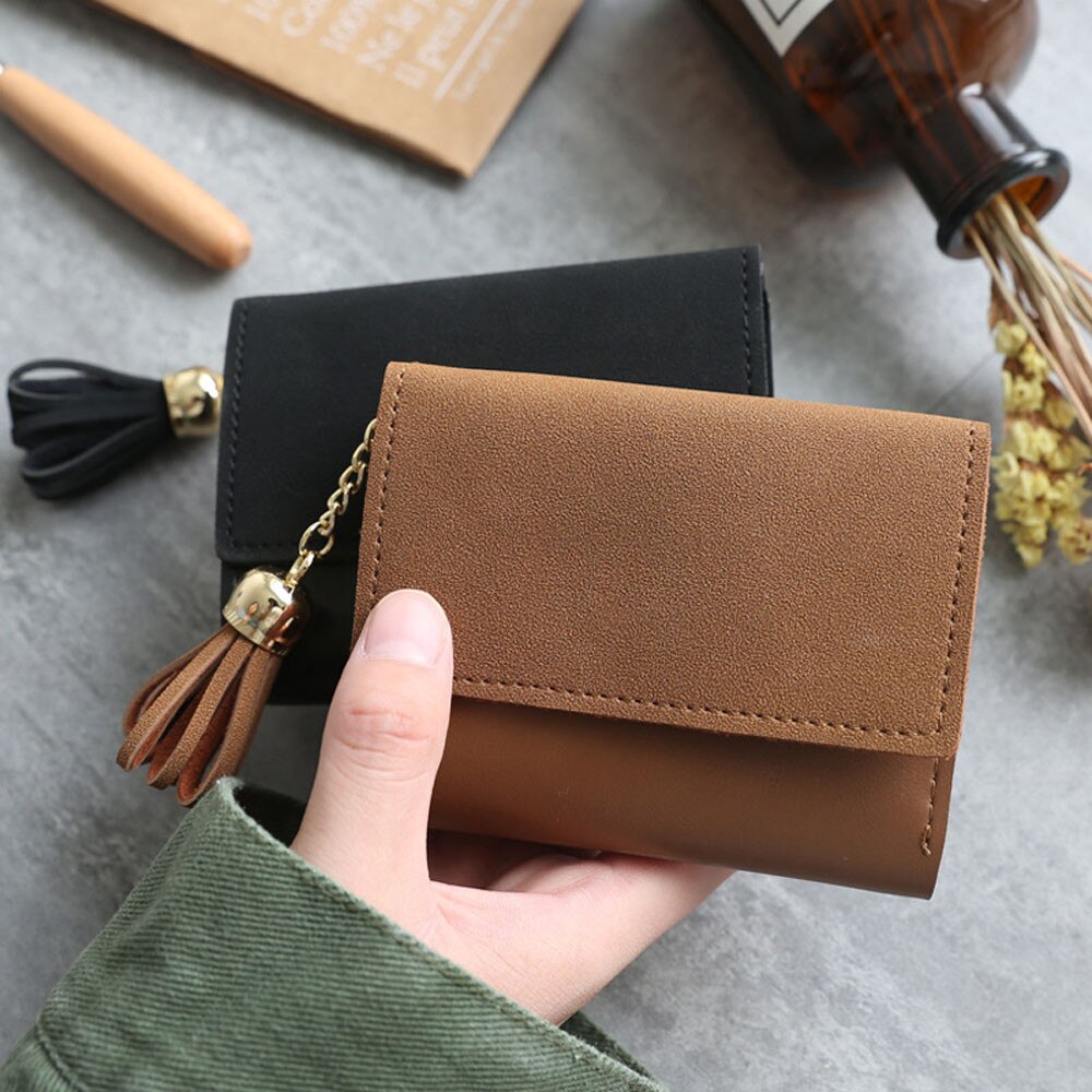Valink kvinner enkel kort lommebok skumring pengepung kortholder kvinner lommebøker cartera kvinnelige vesker små lommebøker carteras